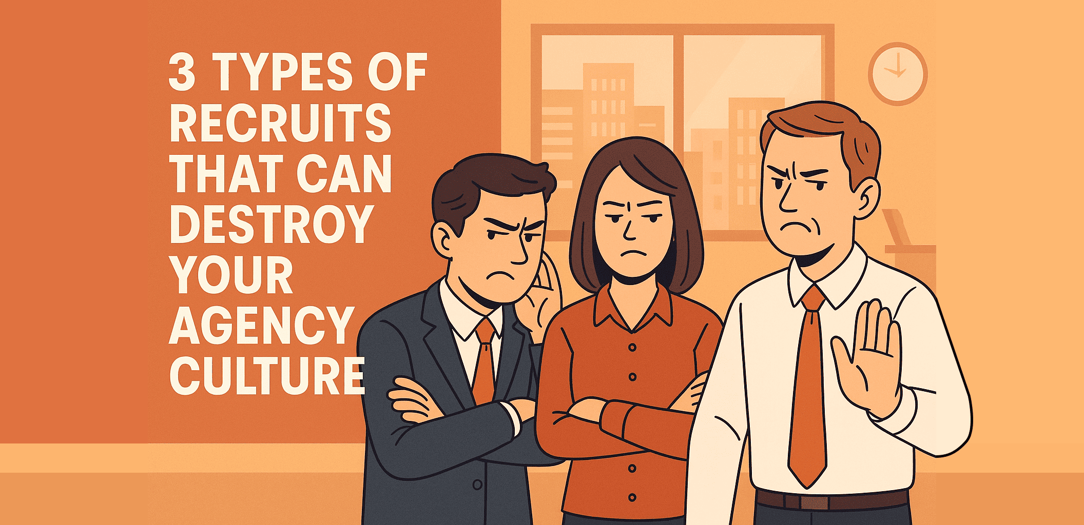 3 types of recruits that can destroy your agency culture