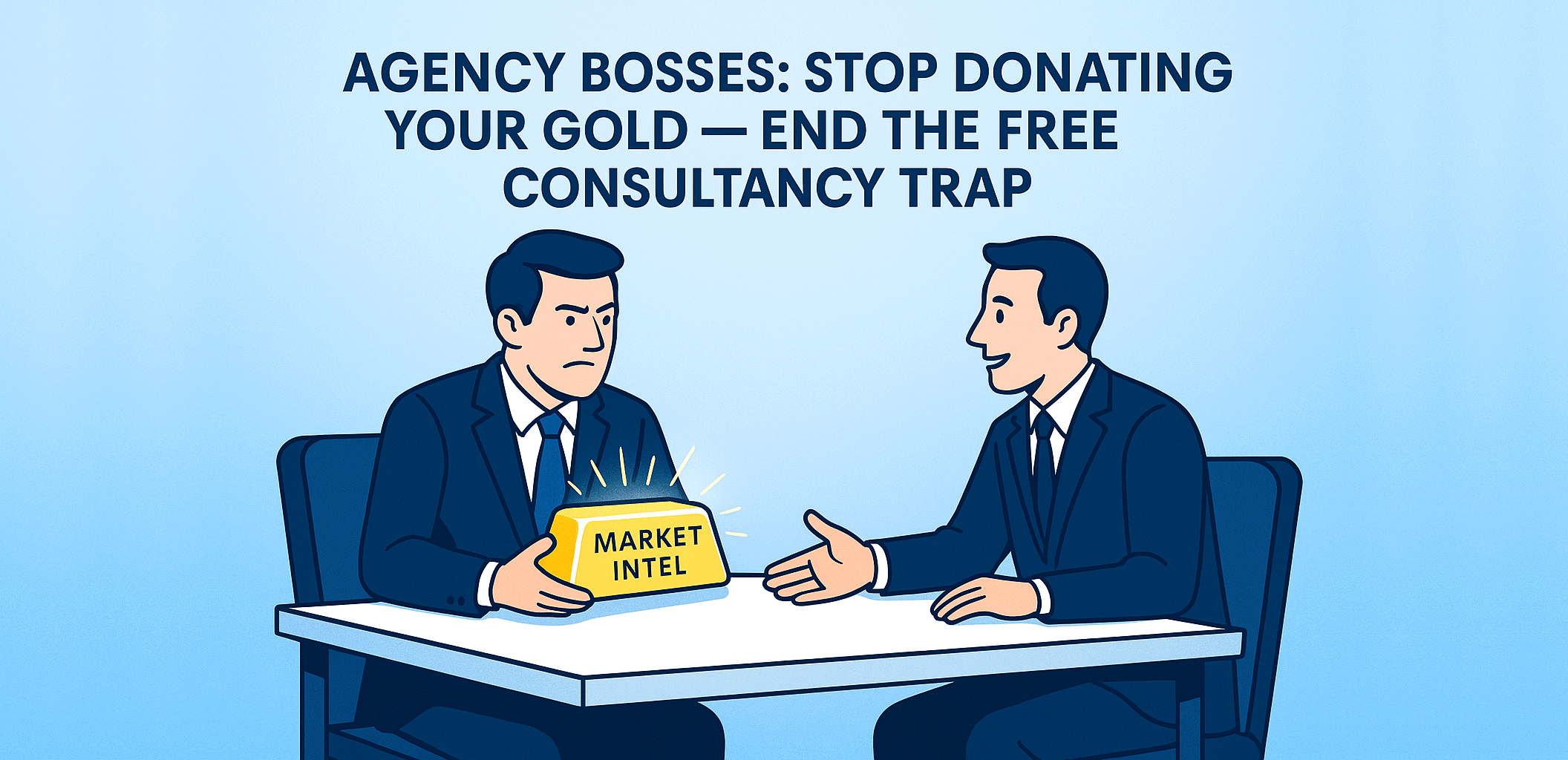 Agency Bosses Stop Donating Your Gold End The Free Consultancy Trap