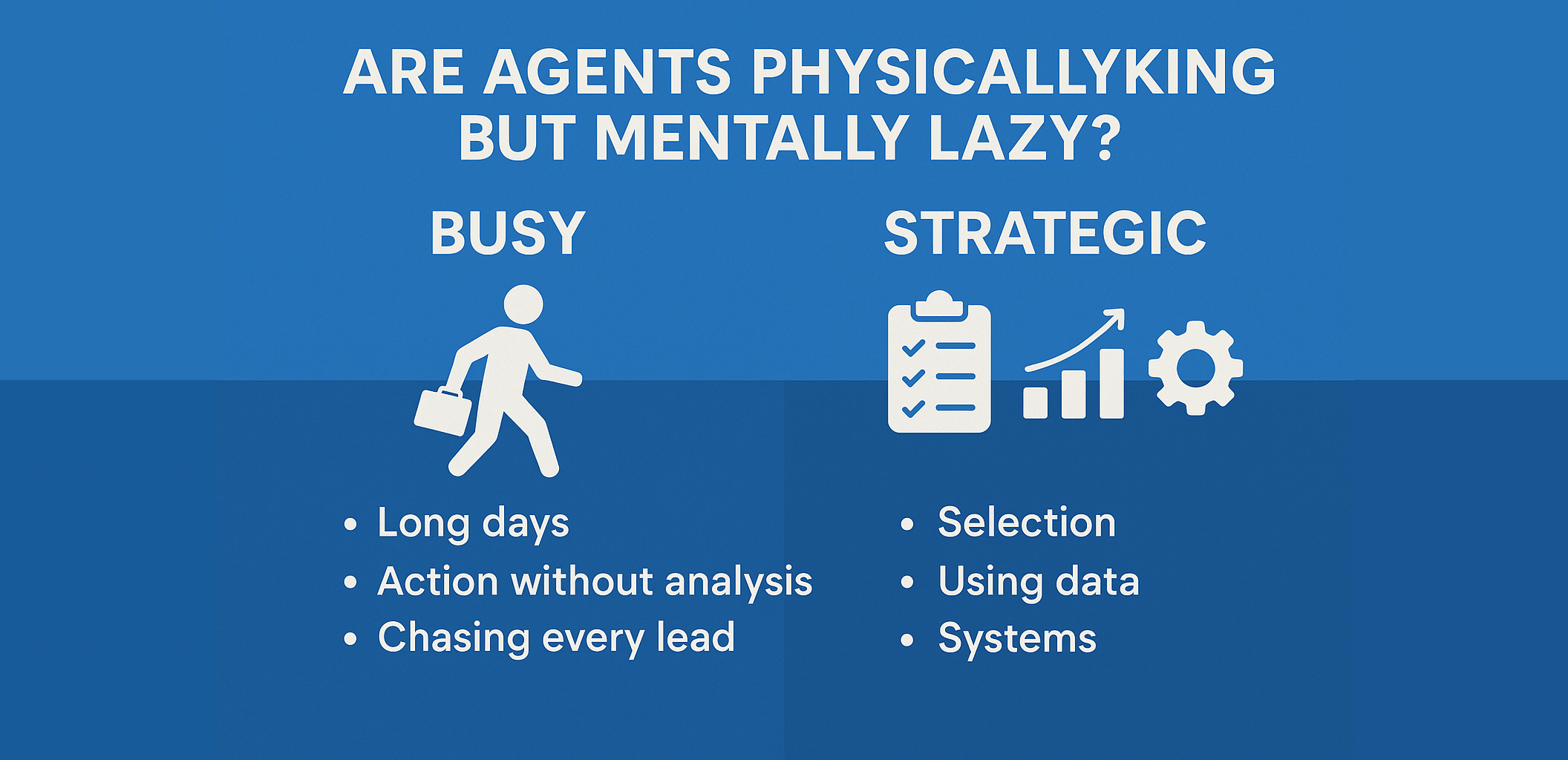 Are Agents Physically Hardworking but Mentally Lazy