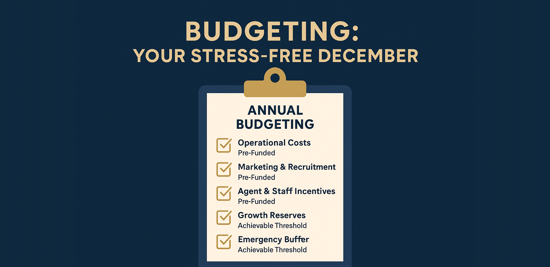 Budgeting Your Stress Free December