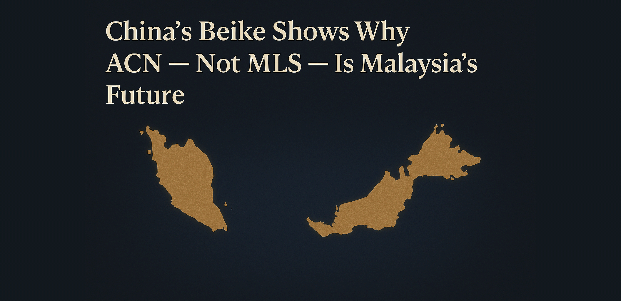 China's Beike Shows Why ACN Not MLS Is Malaysia's Future