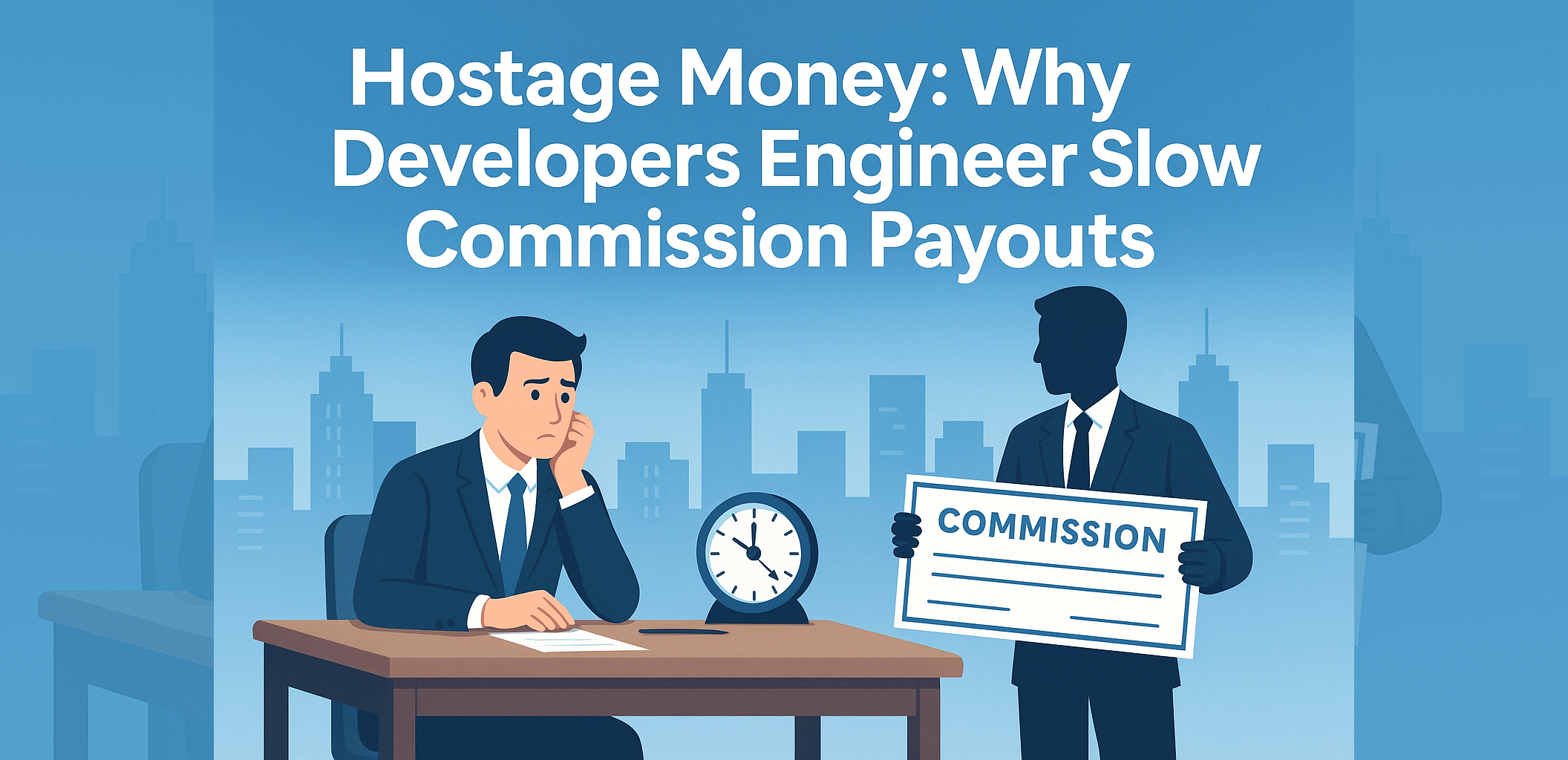 Hostage Money Why Developers Engineer Slow Commission Payouts
