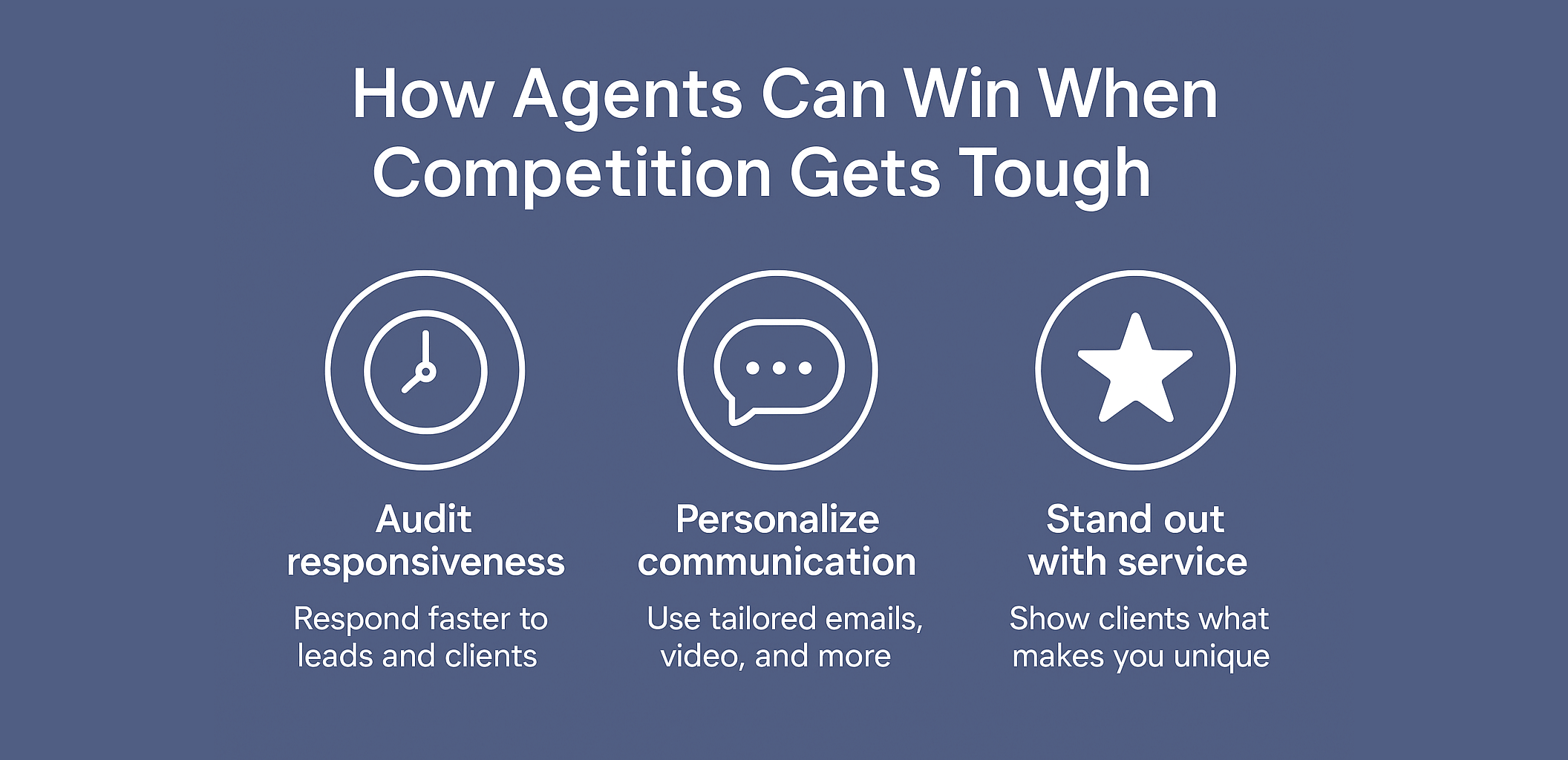 How Agents Can Win When Competition Gets Tough