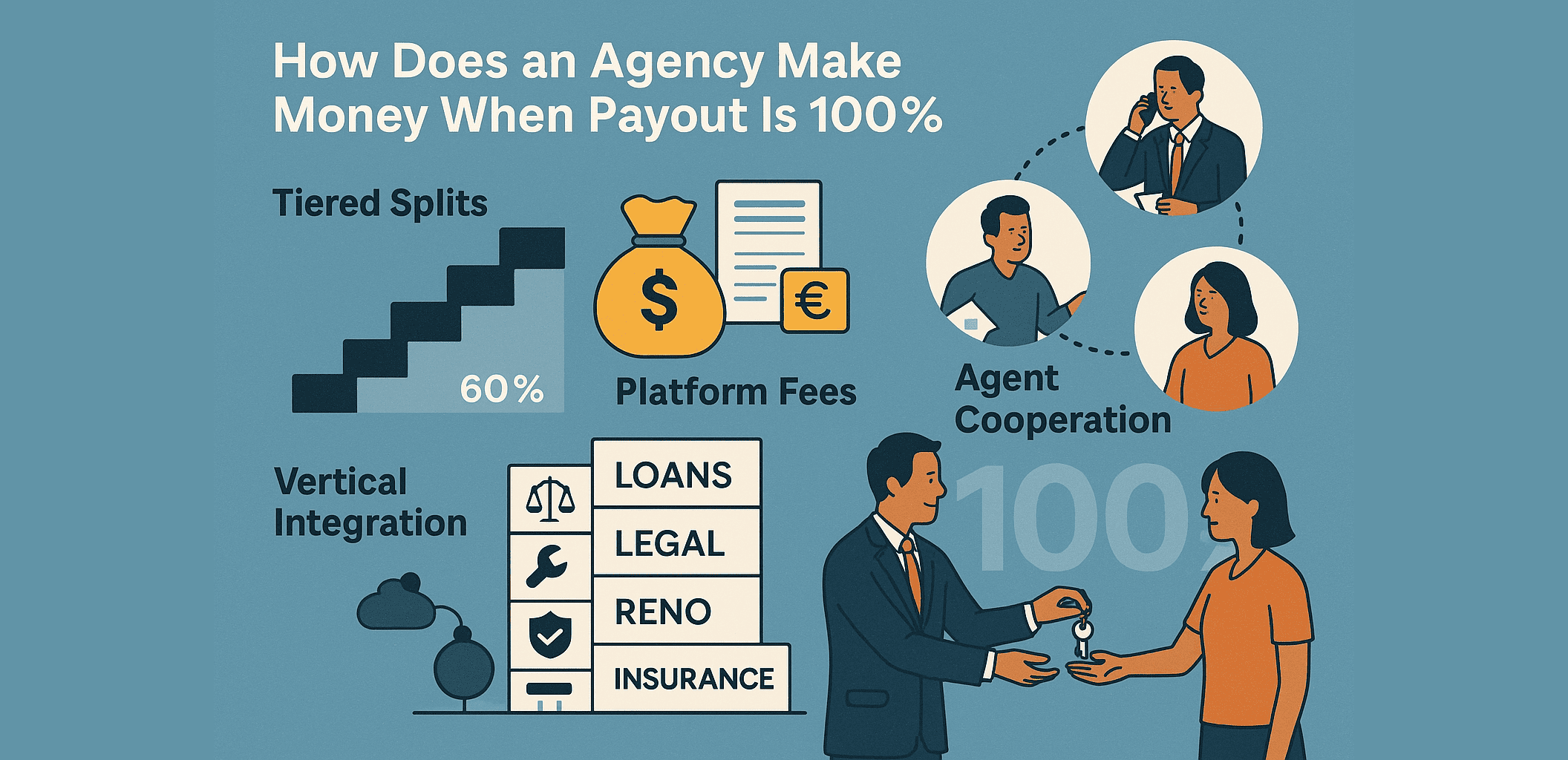 How Does An Agency Make Money When Payout is 100pc
