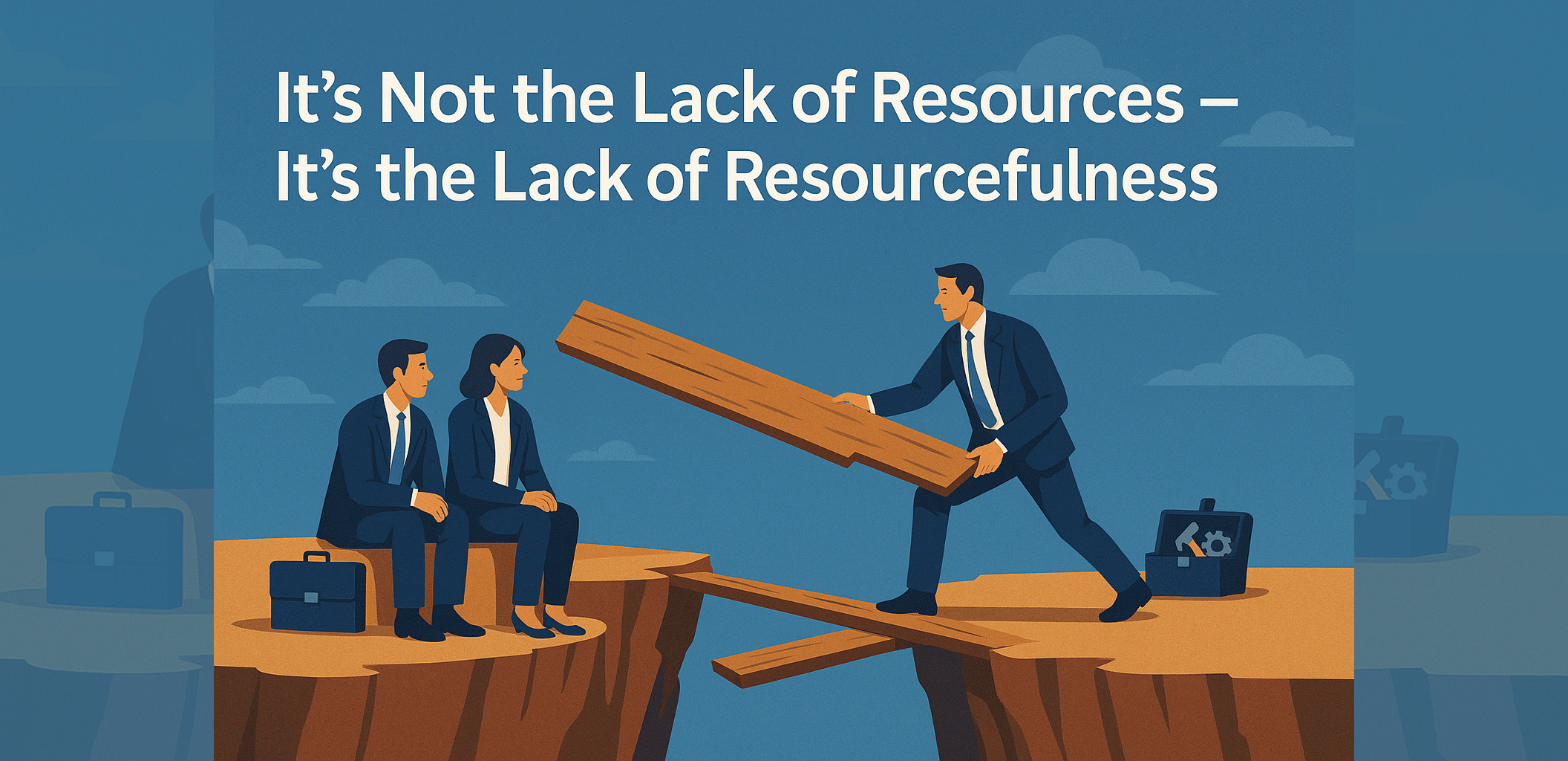 Its Not Lack of Resources but The Lack of Resourcefulness