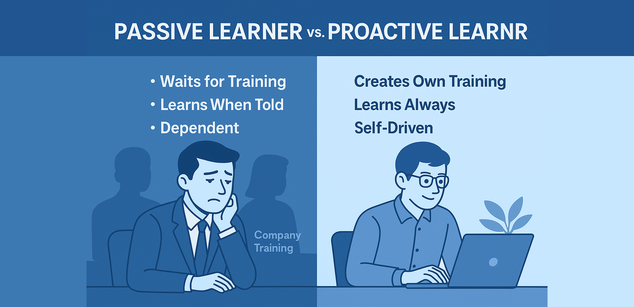 Proactive Learning vs Waiting for Company Training