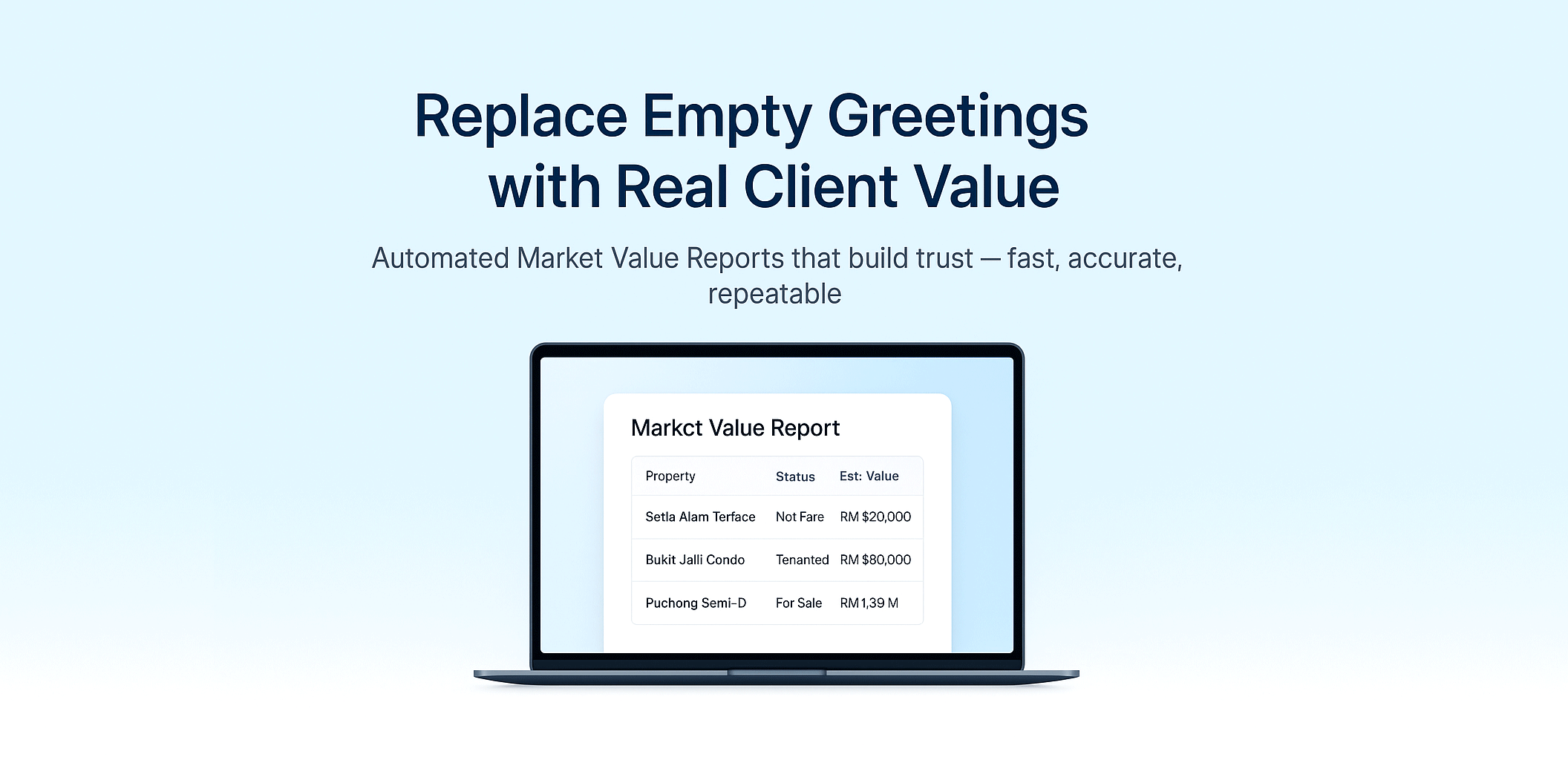 Replace Empty Greetings with Real Client Value