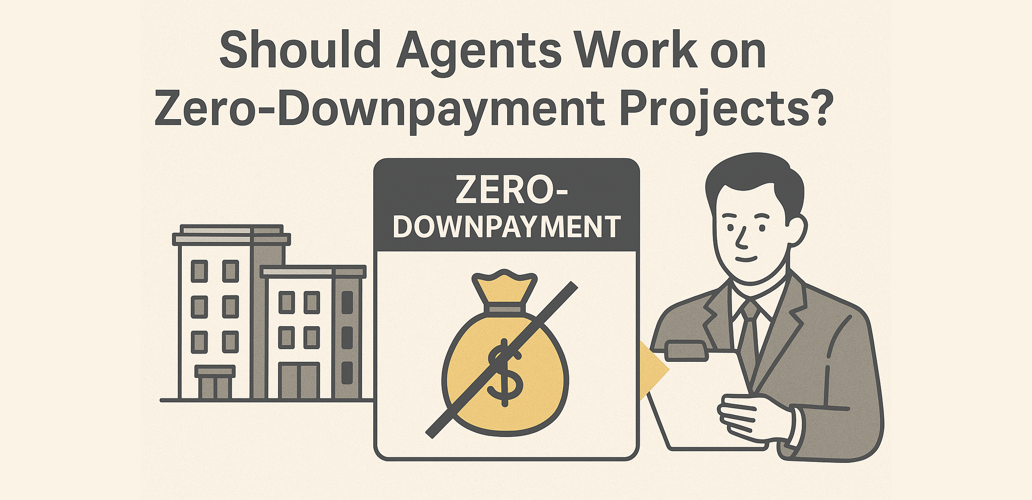 Should Agents Work on Zero Downpayment Property Projects