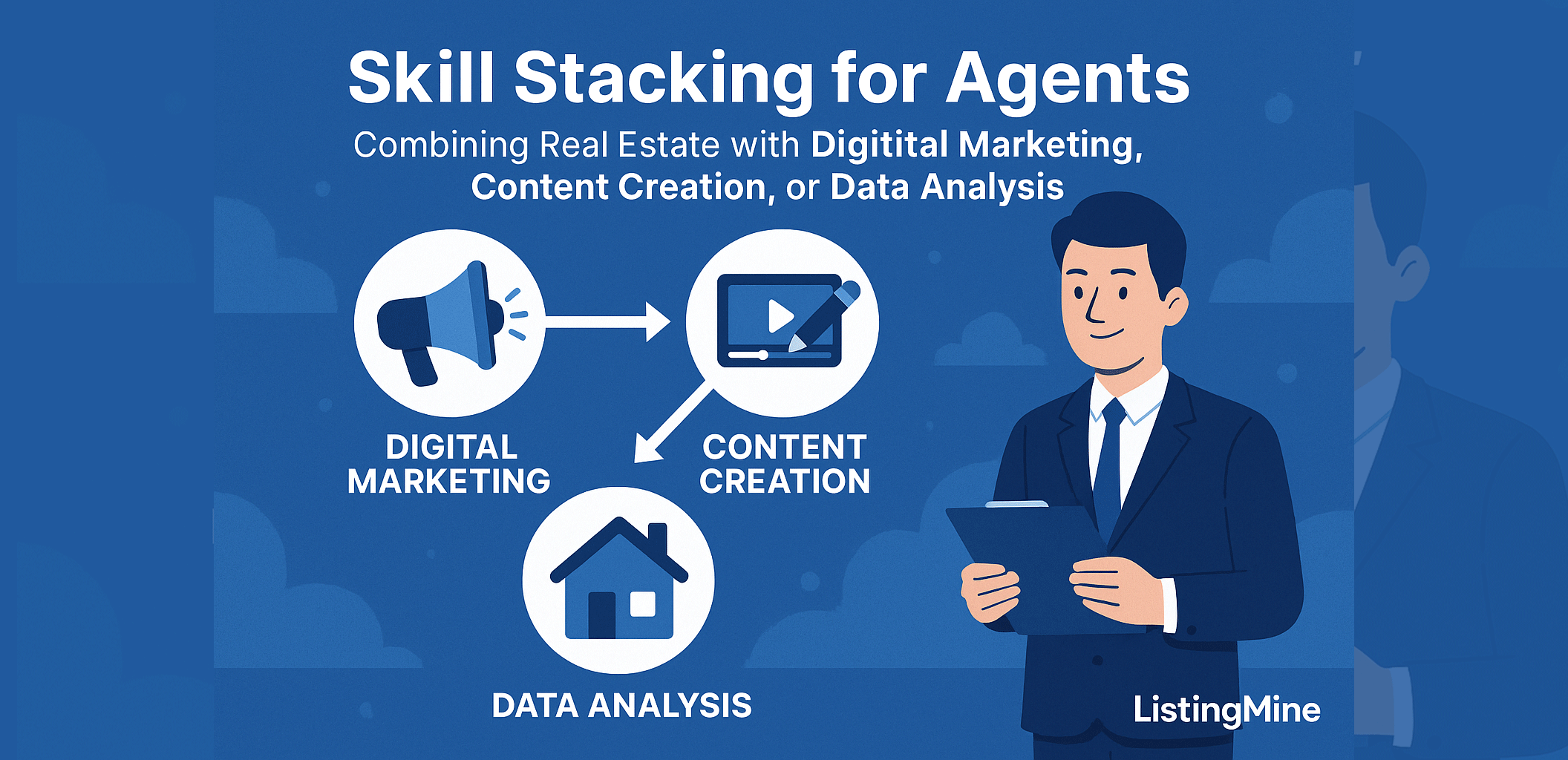 Skill Stacking for Agents Combining Real Estate with Digital Marketing Content Creation or Data Analysis