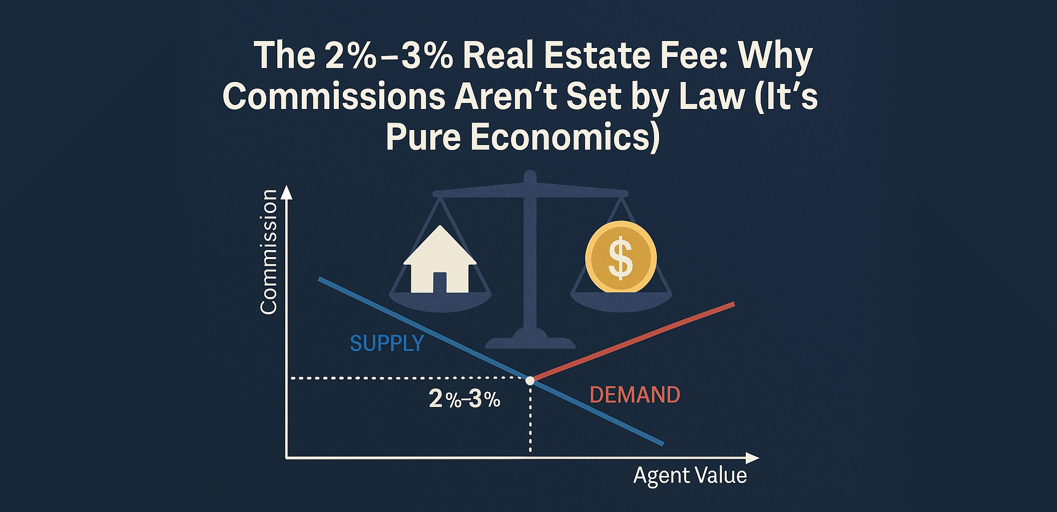 The 2 Real Estate Fee Why Commissions Arent Set by Law Its Pure Economics