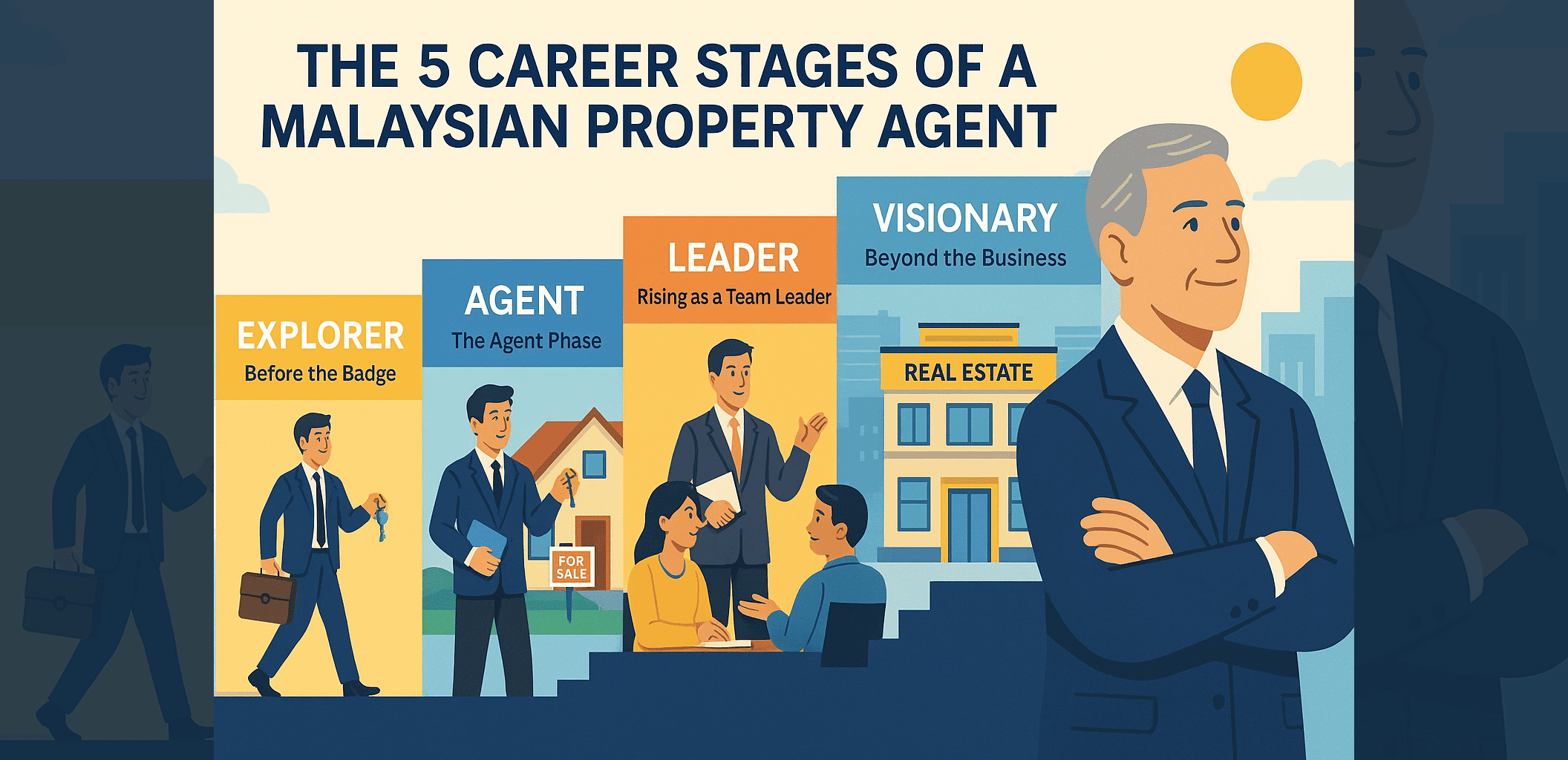 The 5 Career Stages of A Malaysian Property Agent
