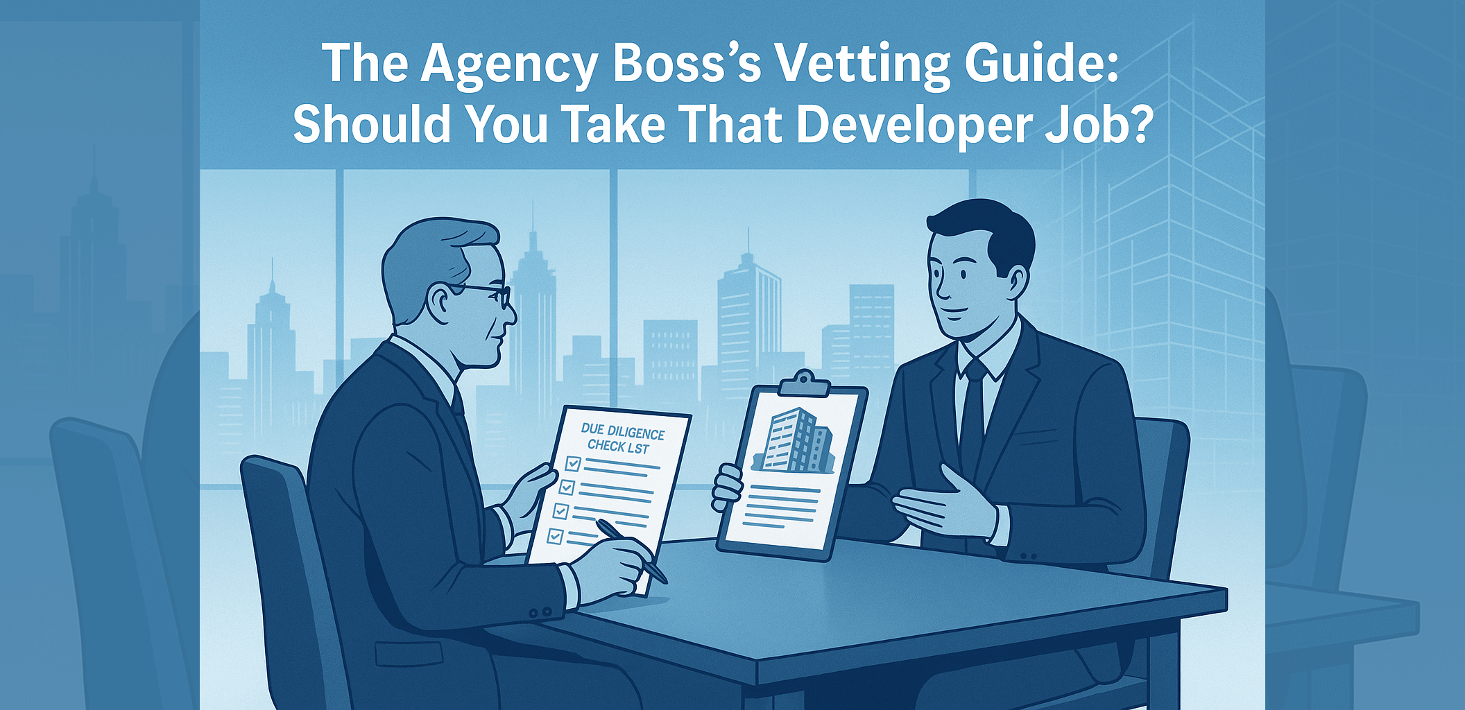 The Agency Boss Vetting Guide Should You Take That Developer Job