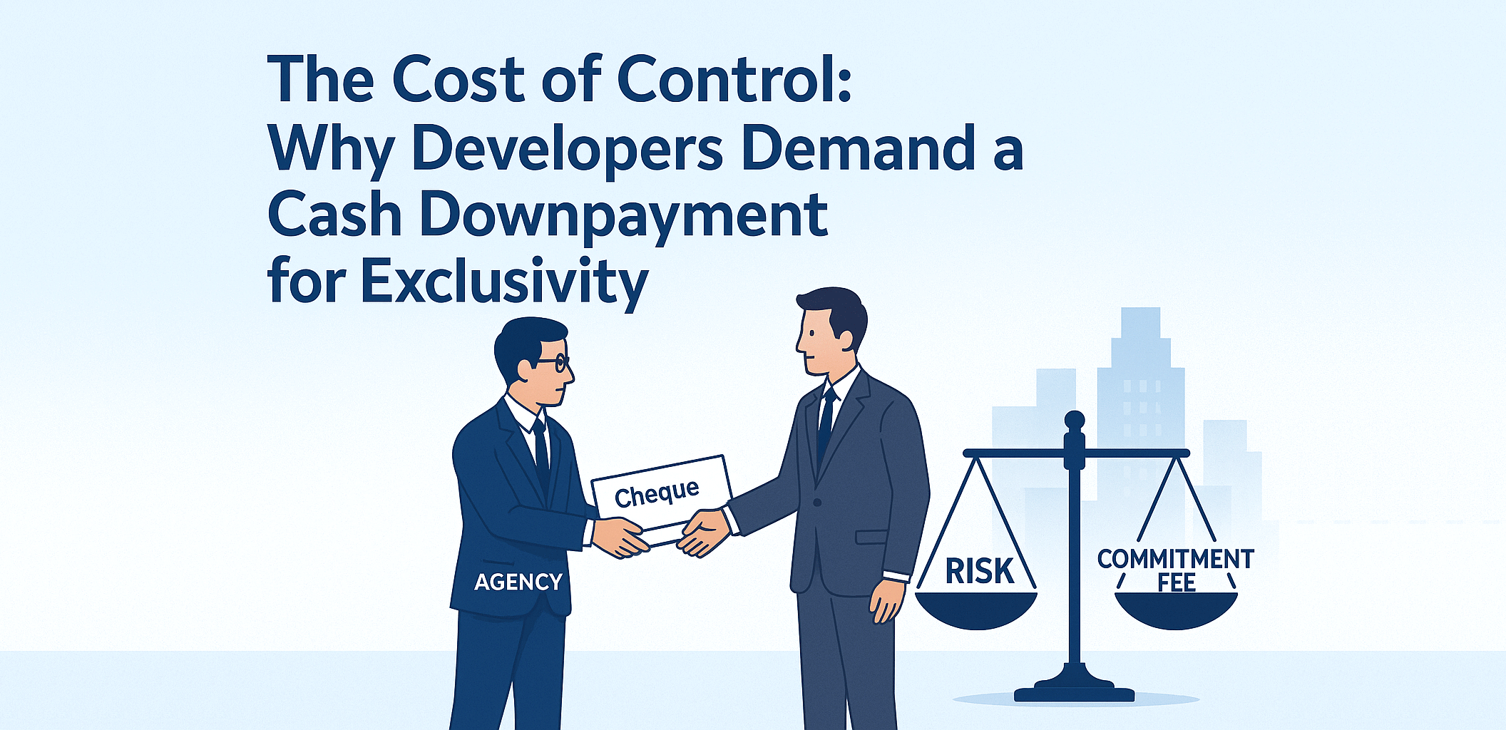 The Cost Of Control Why Developers Demand A Cash Downpayment for Exclusivity