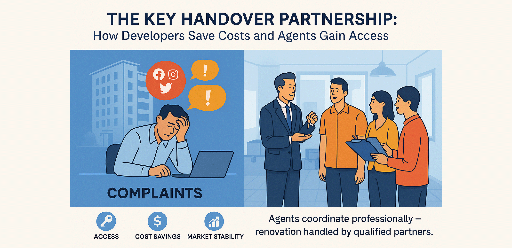 The Key Handover Partnership How Developers Save Costs and Agents Gain Access
