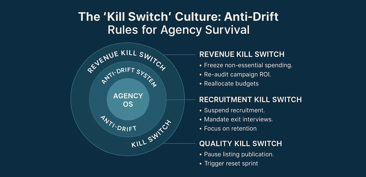 The Kill Switch Culture Anti Drift Rules for Agency Survival