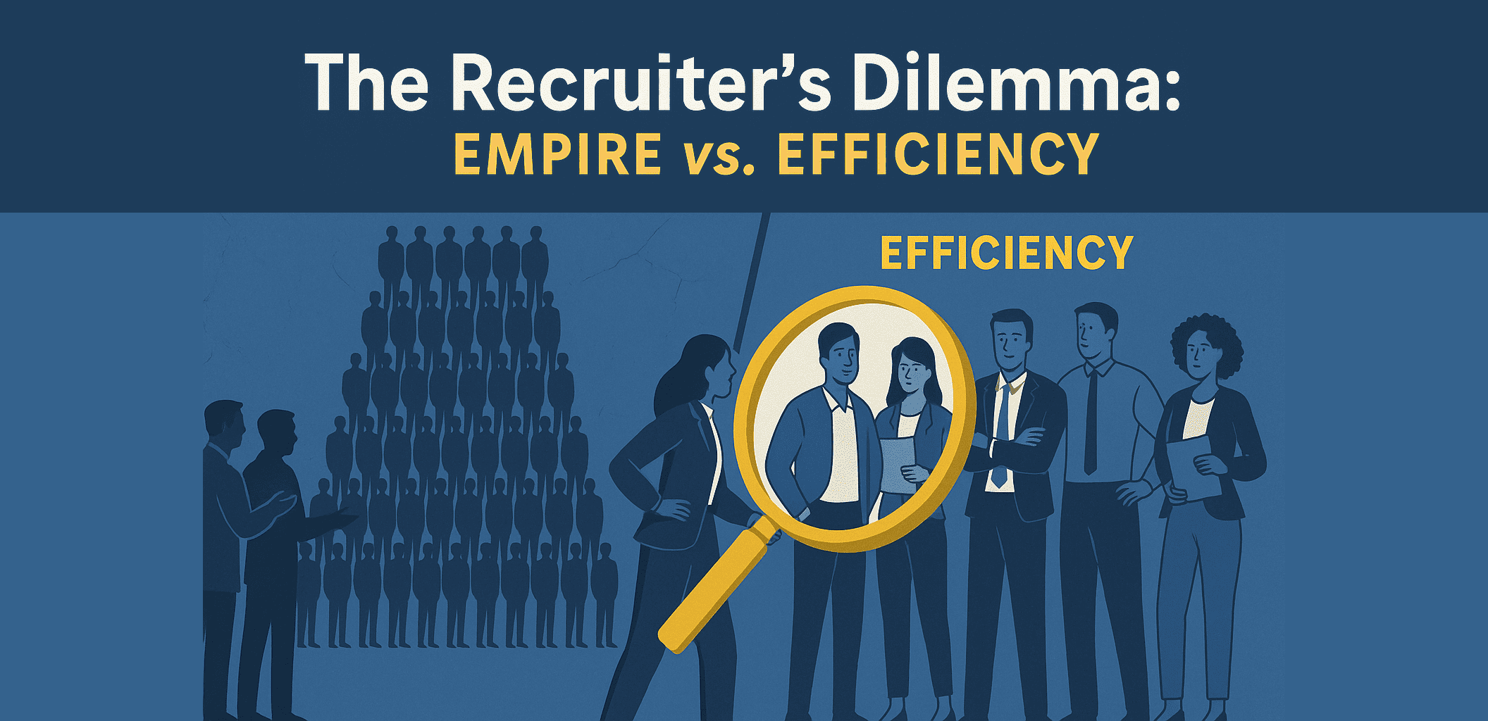 The Recruiters Dilemma Empire vs Efficiency