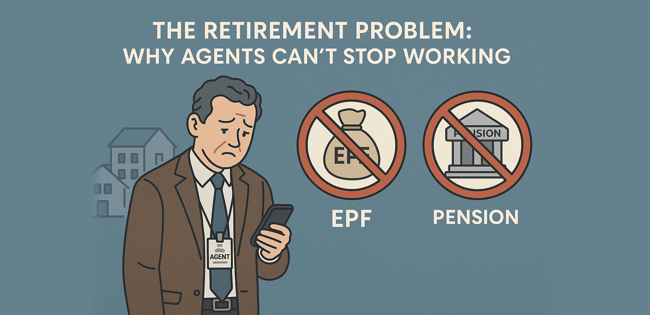 The Retirement Problem Why Agents Cant Stop Working