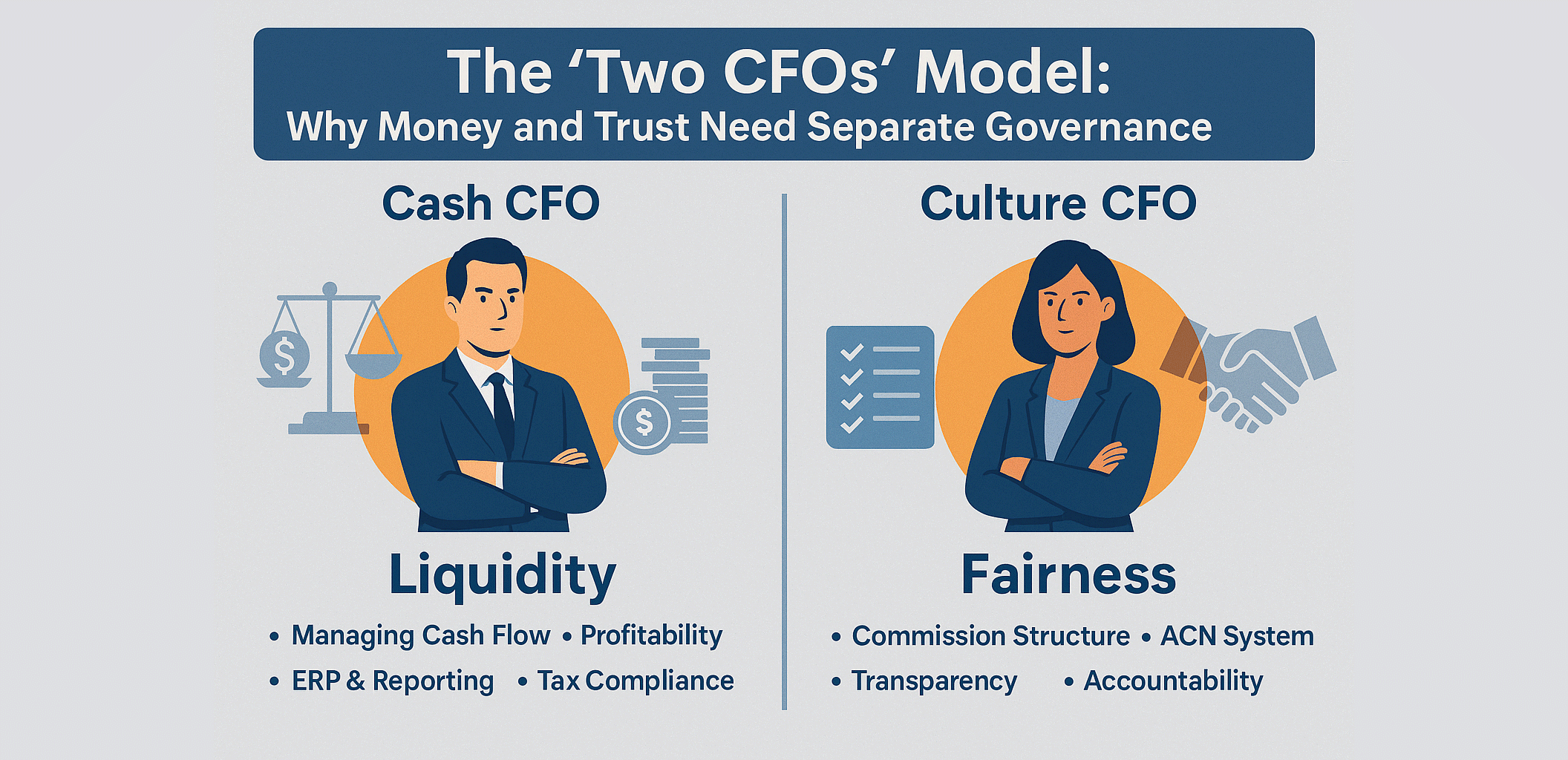 The Two CFOs Model Why Money and Trust Need Separate Governance