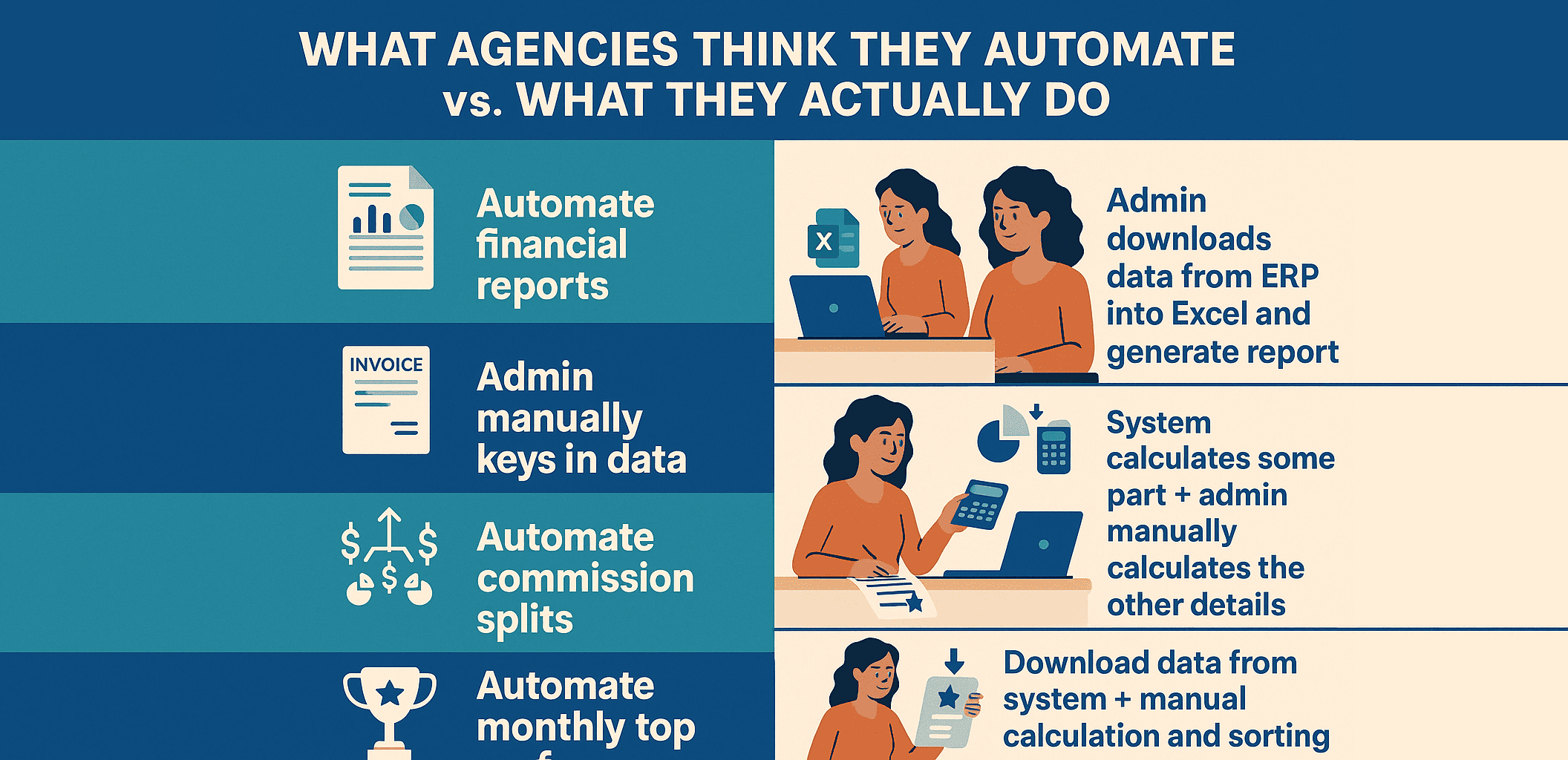 What Agencies Think They Automate Vs What They Actually Do