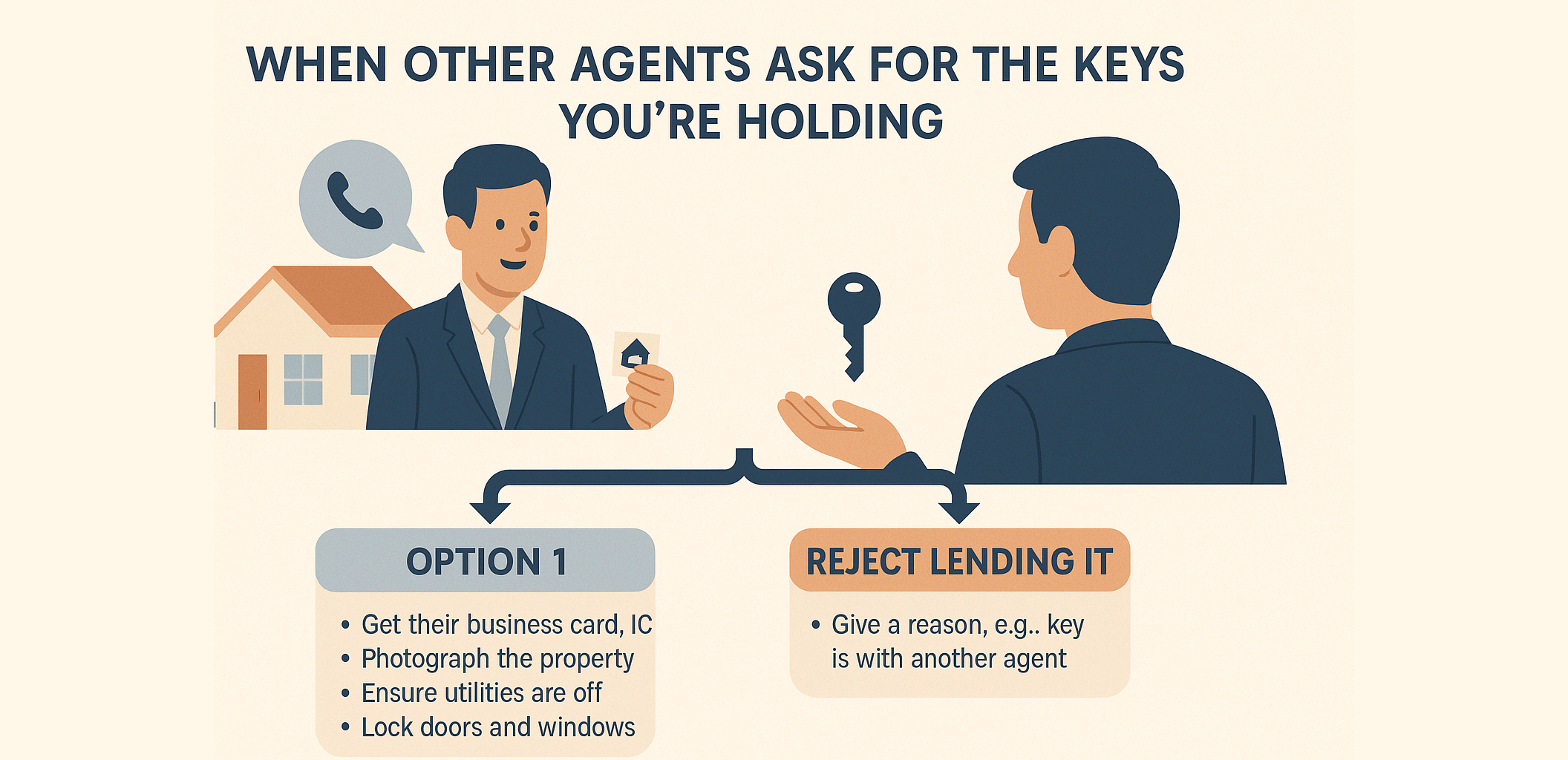 When Other Agents Ask for the Keys Youre Holding