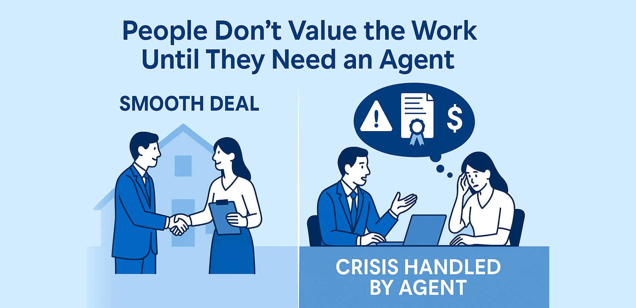 When People Dont Value the Agent Until They Need One