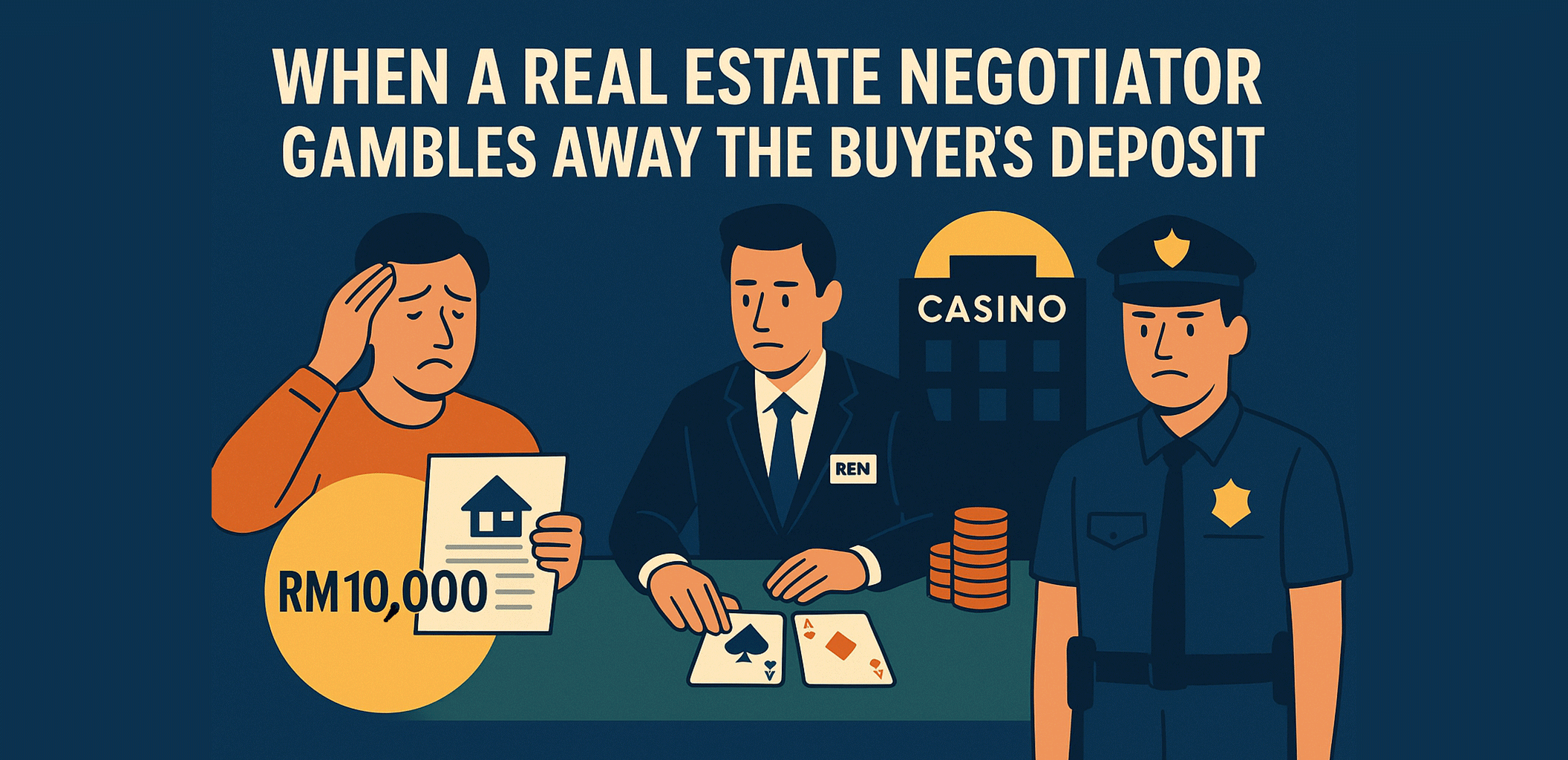 When a Real Estate Negotiator Gambles Away the Buyers Deposit