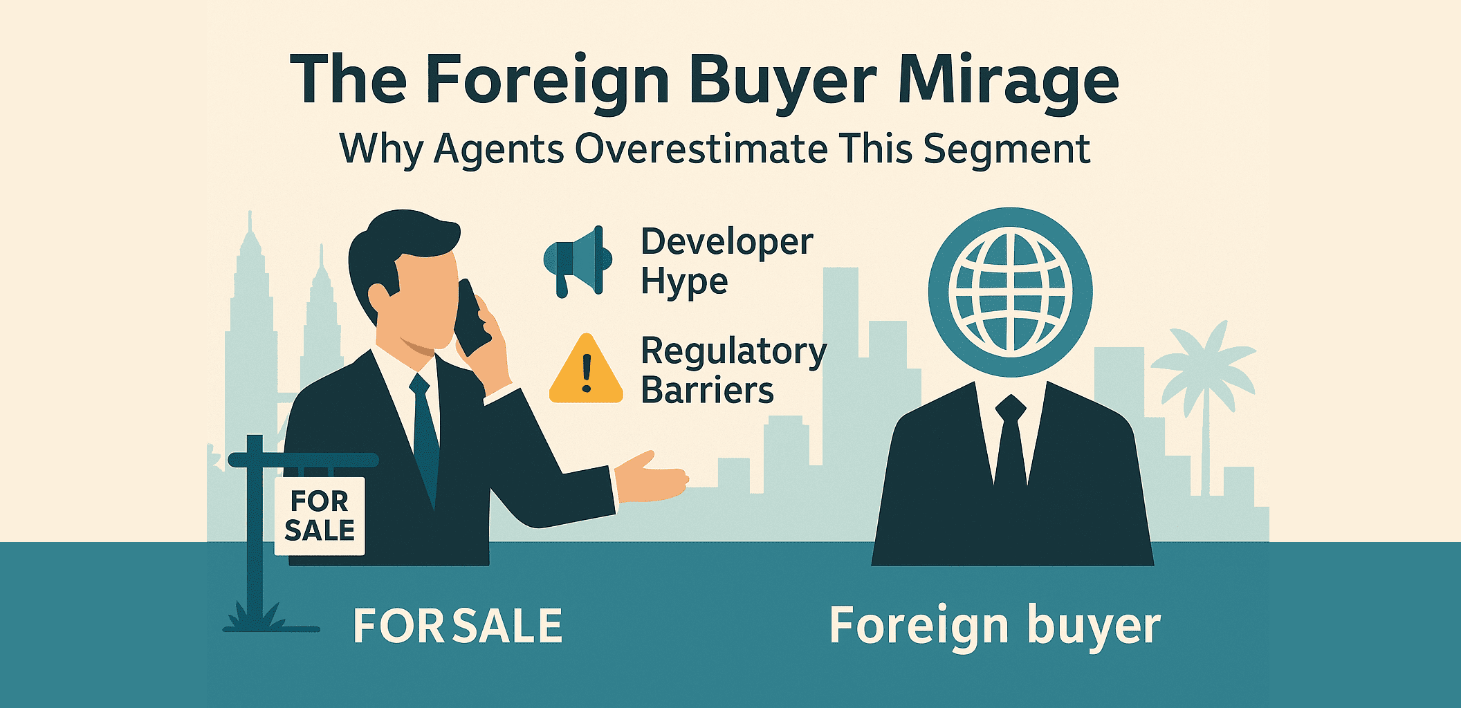 Why Agents Overestimate the Foreign Buyer Mirage
