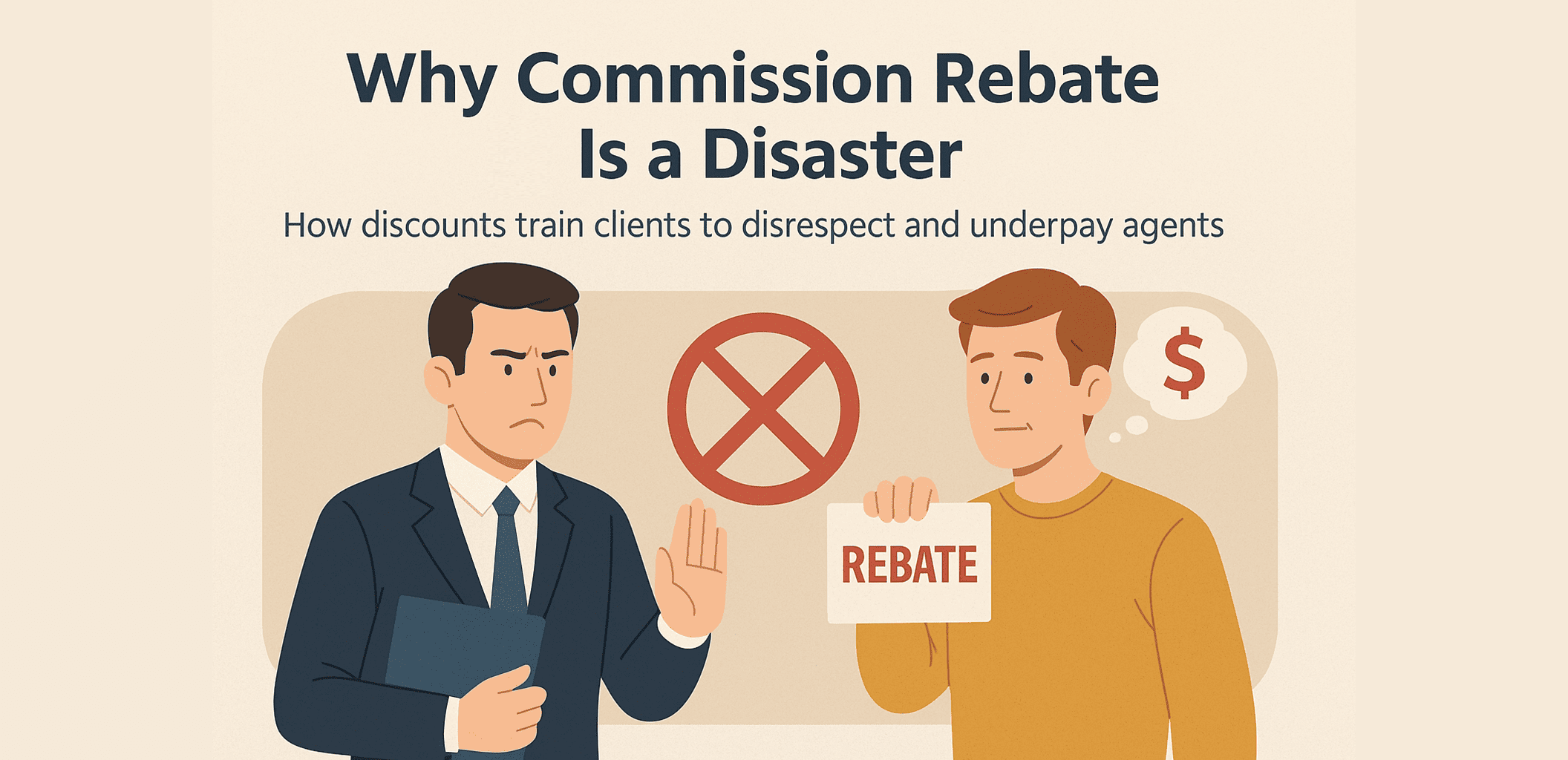 Why Commission Rebate Is a Desaster