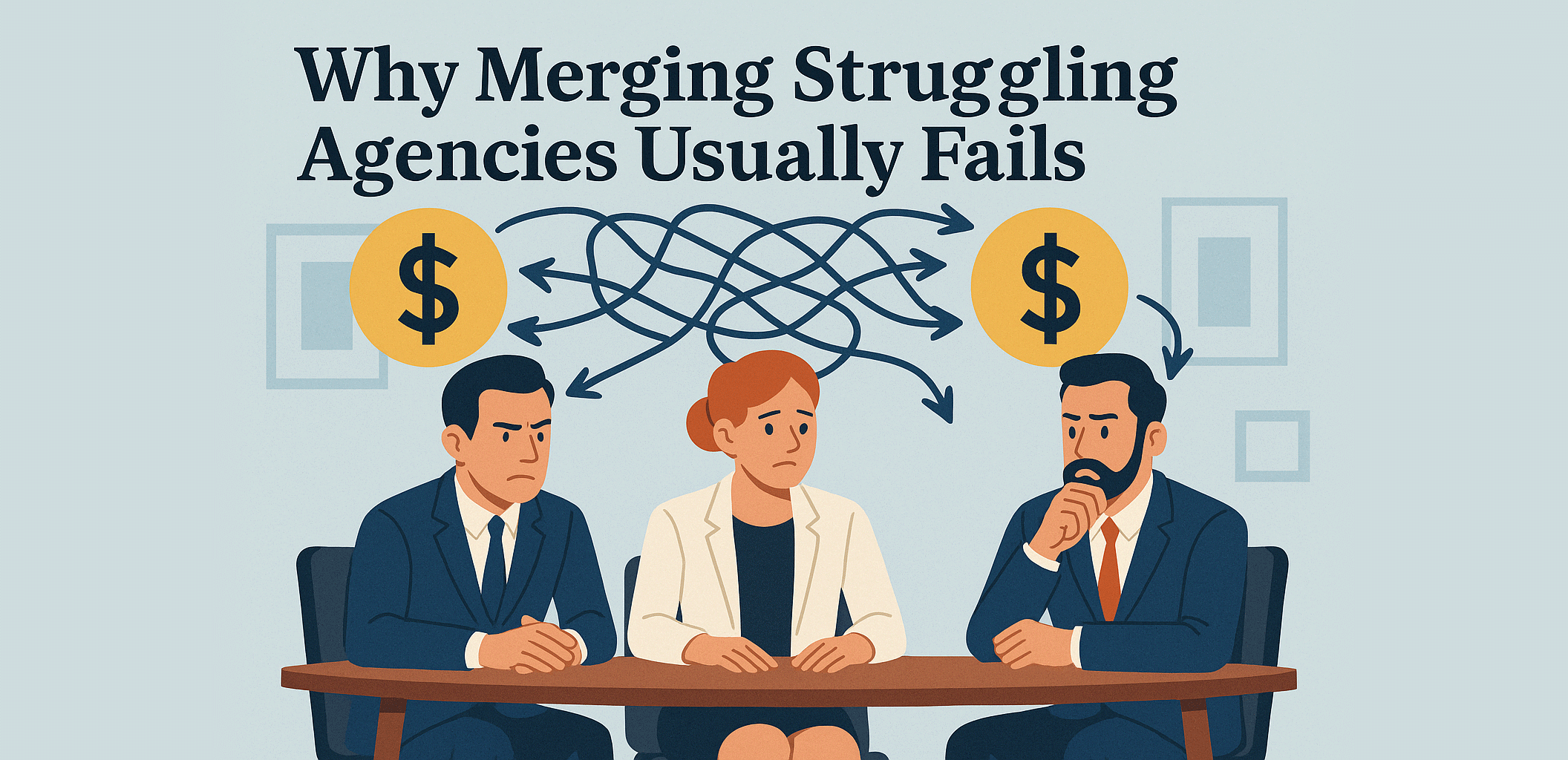Why Merging Struggling Agencies Usually Fails