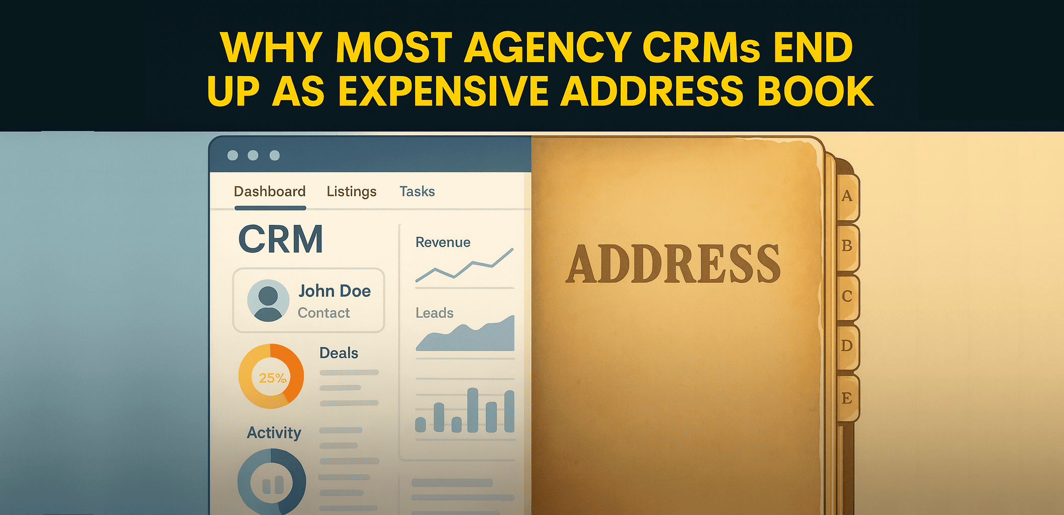 Why Most Agency CRMs End Up As Expansive Address Book