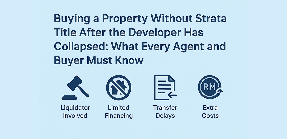 buying a property without strata title after the developer has collapsed what every agent and buyer must know