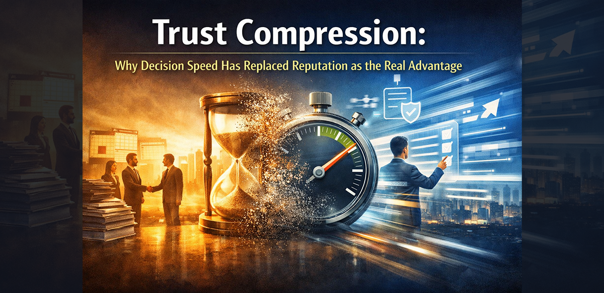 Trust Compression: Why Decision Speed Has Replaced Reputation as the Real Advantage