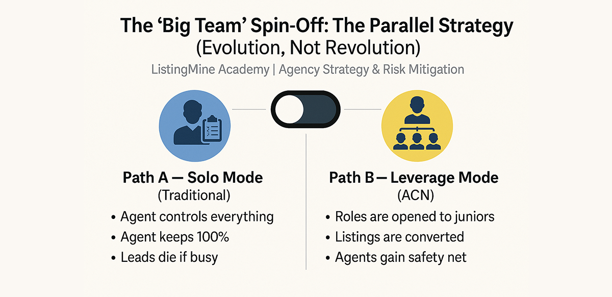 the-big-team-spin-off-the-parallel-strategy-evolution-not-revolution