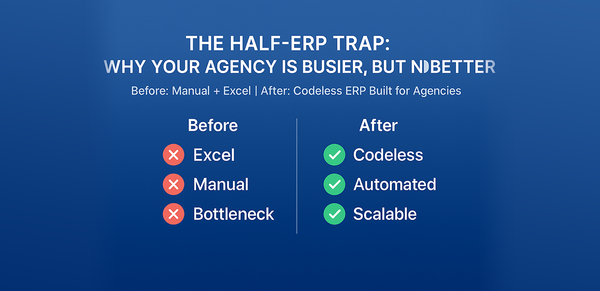 the half erp trap why your agency is busier but not better