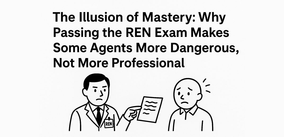 the-illusion-of-mastery-why-passing-the-ren-exam-makes-some-agents-more-dangerous-not-more-professional