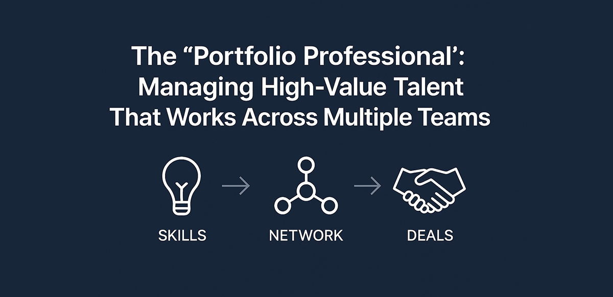 the portfolio professional managing high value talent that works across multiple teams