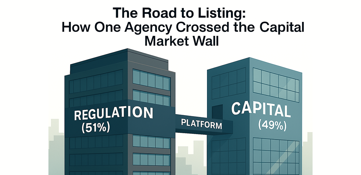 the road to listing how one agency crossed the capital market wall