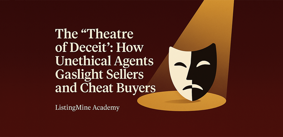 The Theatre of Deceit: How Unethical Agents Gaslight Sellers and Cheat Buyers