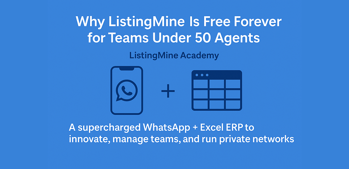why-listingmine-is-free-forever-for-teams-under-50-agents